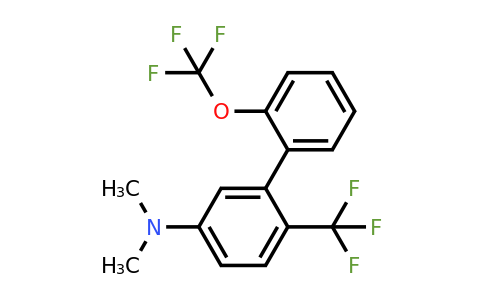 1261507-45-2 | Dimethyl-(2'-(trifluoromethoxy)-6-(trifluoromethyl)biphenyl-3-yl)-amine