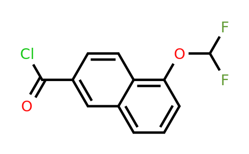 1261534-55-7 | 1-(Difluoromethoxy)naphthalene-6-carbonyl chloride