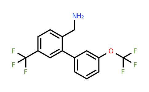 1261573-76-5 | C-(3'-(Trifluoromethoxy)-5-(trifluoromethyl)biphenyl-2-yl)-methylamine