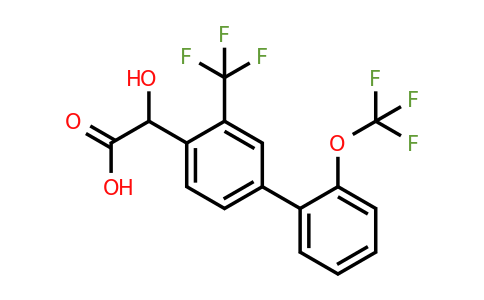 1261617-08-6 | Hydroxy-(2'-trifluoromethoxy-3-trifluoromethylbiphenyl-4-yl)-acetic acid