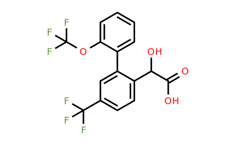 1261653-29-5 | Hydroxy-(2'-trifluoromethoxy-5-trifluoromethylbiphenyl-2-yl)-acetic acid