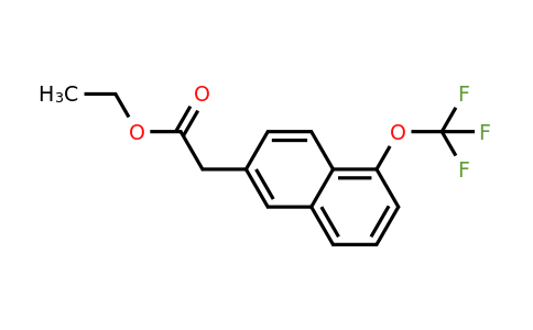 1261678-07-2 | Ethyl 1-(trifluoromethoxy)naphthalene-6-acetate