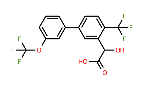 1261741-47-2 | Hydroxy-(3'-trifluoromethoxy-4-trifluoromethylbiphenyl-3-yl)-acetic acid