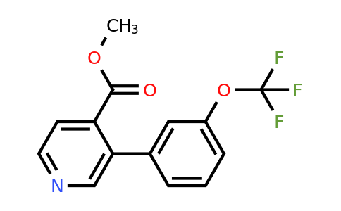 1261749-20-5 | Methyl 3-(3-(trifluoromethoxy)phenyl)isonicotinate