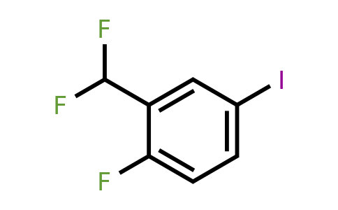1261827-38-6 | 4-Fluoro-3-(difluoromethyl)iodobenzene