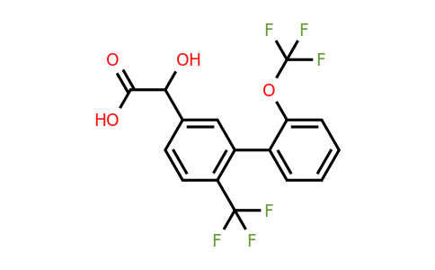 1261833-31-1 | Hydroxy-(2'-trifluoromethoxy-6-trifluoromethylbiphenyl-3-yl)-acetic acid