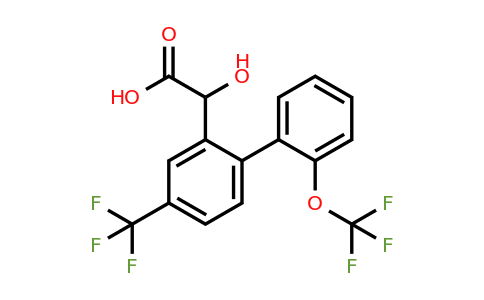 1261839-67-1 | Hydroxy-(2'-trifluoromethoxy-4-trifluoromethylbiphenyl-2-yl)-acetic acid