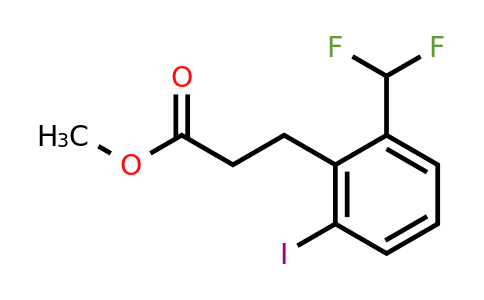 1261851-98-2 | Methyl 3-(2'-(difluoromethyl)-6'-iodophenyl)propionate