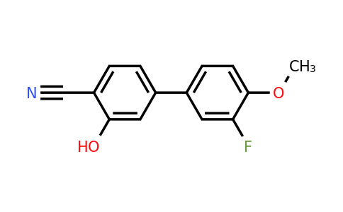 1261889-42-2 | 2-Cyano-5-(3-fluoro-4-methoxyphenyl)phenol