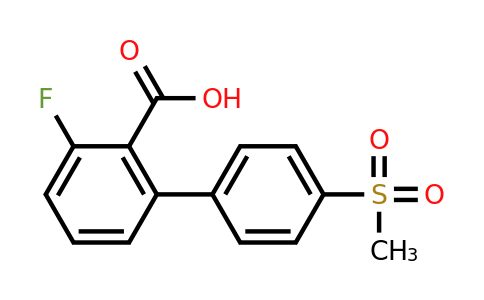 1261899-68-6 | 6-Fluoro-2-(4-methylsulfonylphenyl)benzoic acid