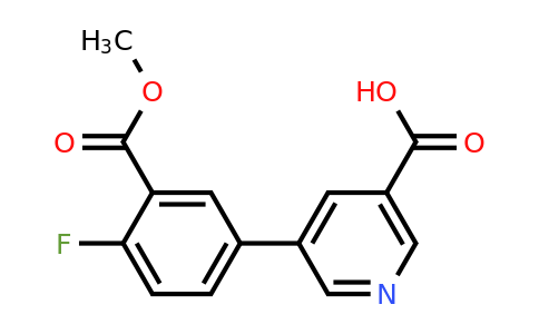 1261907-77-0 | 5-(4-Fluoro-3-methoxycarbonylphenyl)nicotinic acid