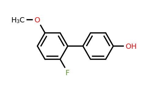 1261916-26-0 | 4-(2-Fluoro-5-methoxyphenyl)phenol