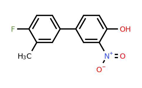 1261923-07-2 | 4-(4-Fluoro-3-methylphenyl)-2-nitrophenol