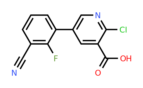 1261948-70-2 | 2-Chloro-5-(3-cyano-2-fluorophenyl)nicotinic acid