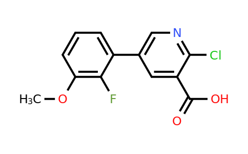 1261959-76-5 | 2-Chloro-5-(2-fluoro-3-methoxyphenyl)nicotinic acid