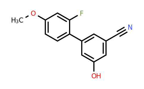 1261975-33-0 | 3-Cyano-5-(2-fluoro-4-methoxyphenyl)phenol