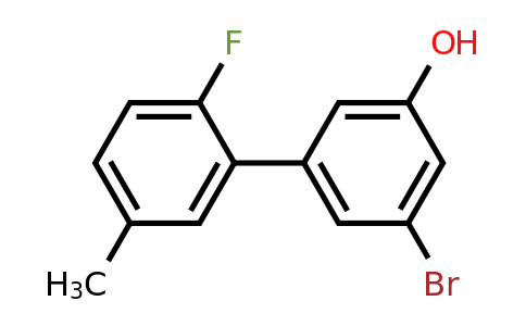 1262003-47-3 | 3-Bromo-5-(2-fluoro-5-methylphenyl)phenol