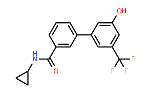 1262004-12-5 | 5-[3-(Cyclopropylaminocarbonyl)phenyl]-3-trifluoromethylphenol