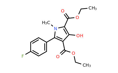 1263212-40-3 | Diethyl 5-(4-fluorophenyl)-3-hydroxy-1-methyl-1H-pyrrole-2,4-dicarboxylate