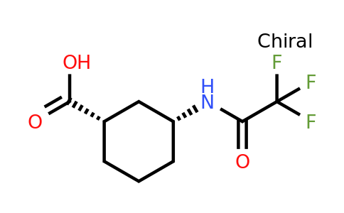 127946-30-9 | rel-(1S,3R)-3-(2,2,2-Trifluoroacetamido)cyclohexane-1-carboxylic acid