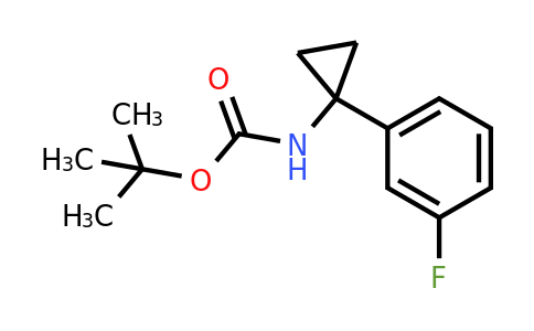 1286274-19-8 | tert-Butyl (1-(3-fluorophenyl)cyclopropyl)carbamate