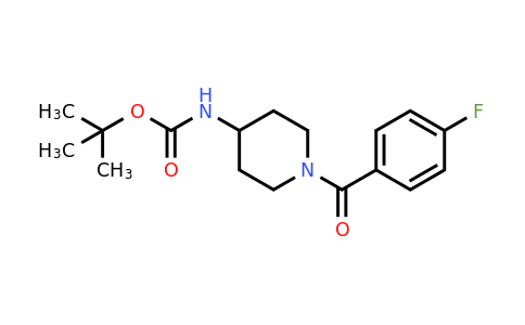 1286274-34-7 | tert-Butyl (1-(4-fluorobenzoyl)piperidin-4-yl)carbamate