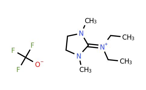 (1,3-dimethylimidazolidin-2-ylidene)-diethyl-ammonium trifluoromethanolate