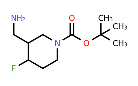 1303973-02-5 | tert-Butyl 3-(aminomethyl)-4-fluoropiperidine-1-carboxylate