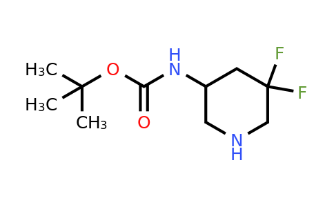 1303973-94-5 | tert-Butyl N-(5,5-difluoro-3-piperidyl)carbamate