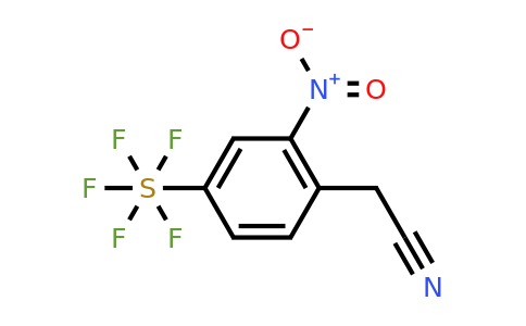 (2-Nitro-4-(pentafluorosulfanyl)phenyl)acetonitrile