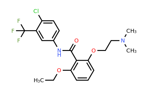 1311423-89-8 | N-(4-Chloro-3-(trifluoromethyl)phenyl)-2-(2-(dimethylamino)ethoxy)-6-ethoxybenzamide