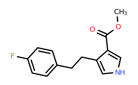 1313712-14-9 | Methyl 4-(4-fluorophenethyl)-1H-pyrrole-3-carboxylate