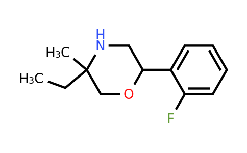 1340030-51-4 | 5-Ethyl-2-(2-fluorophenyl)-5-methylmorpholine