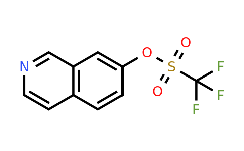 135361-30-7 | Isoquinolin-7-yl trifluoromethanesulfonate