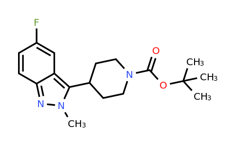 1356338-37-8 | tert-Butyl 4-(5-fluoro-2-methyl-2H-indazol-3-yl)piperidine-1-carboxylate