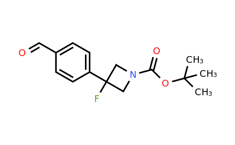 1357614-52-8 | tert-Butyl 3-fluoro-3-(4-formylphenyl)azetidine-1-carboxylate