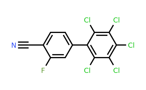 1361555-78-3 | 3-Fluoro-2',3',4',5',6'-pentachlorobiphenyl-4-carbonitrile