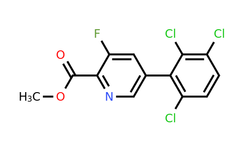 1361675-52-6 | Methyl 3-fluoro-5-(2,3,6-trichlorophenyl)picolinate