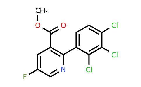 1361693-34-6 | Methyl 5-fluoro-2-(2,3,4-trichlorophenyl)nicotinate