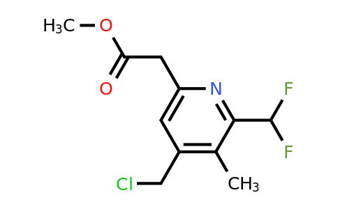 1361701-27-0 | Methyl 4-(chloromethyl)-2-(difluoromethyl)-3-methylpyridine-6-acetate