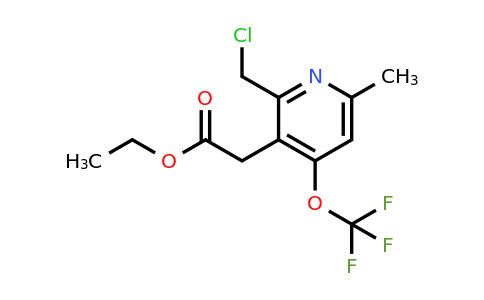 1361787-17-8 | Ethyl 2-(chloromethyl)-6-methyl-4-(trifluoromethoxy)pyridine-3-acetate