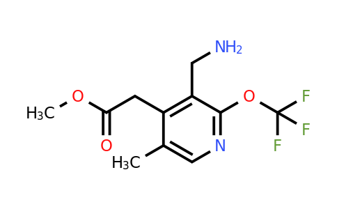 1361787-84-9 | Methyl 3-(aminomethyl)-5-methyl-2-(trifluoromethoxy)pyridine-4-acetate