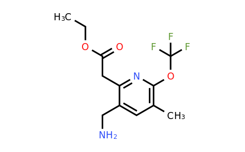 1361791-45-8 | Ethyl 3-(aminomethyl)-5-methyl-6-(trifluoromethoxy)pyridine-2-acetate