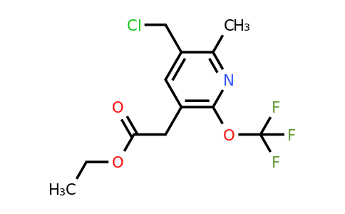 1361797-10-5 | Ethyl 3-(chloromethyl)-2-methyl-6-(trifluoromethoxy)pyridine-5-acetate