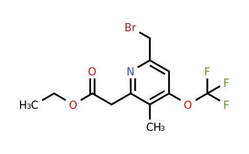 1361805-17-5 | Ethyl 6-(bromomethyl)-3-methyl-4-(trifluoromethoxy)pyridine-2-acetate