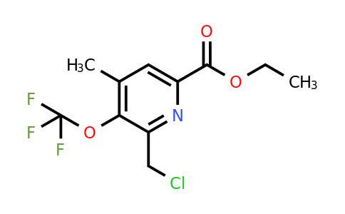 1361807-84-2 | Ethyl 2-(chloromethyl)-4-methyl-3-(trifluoromethoxy)pyridine-6-carboxylate