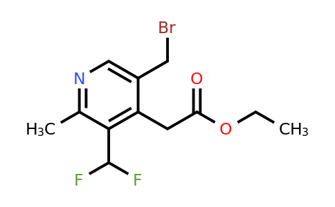 1361816-22-9 | Ethyl 5-(bromomethyl)-3-(difluoromethyl)-2-methylpyridine-4-acetate