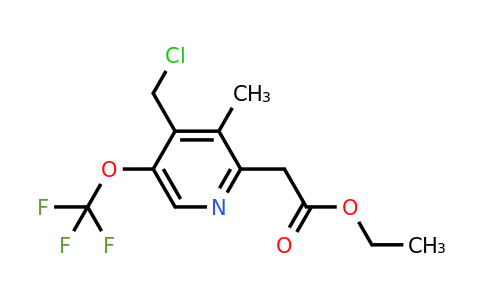 1361819-62-6 | Ethyl 4-(chloromethyl)-3-methyl-5-(trifluoromethoxy)pyridine-2-acetate