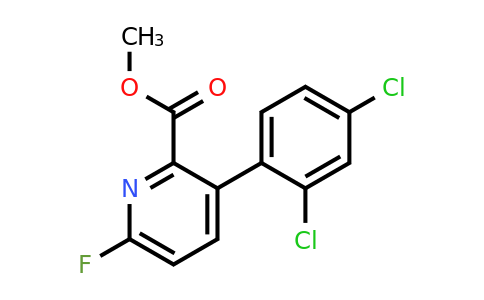 1361827-08-8 | Methyl 3-(2,4-dichlorophenyl)-6-fluoropicolinate