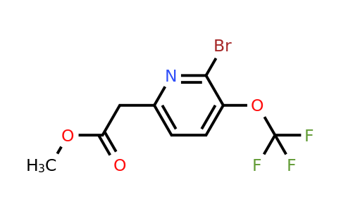 1361856-32-7 | Methyl 2-bromo-3-(trifluoromethoxy)pyridine-6-acetate